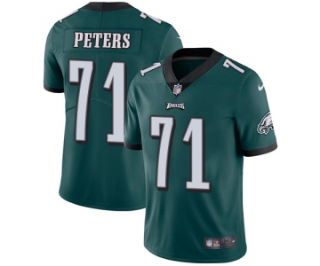 Nike Philadelphia Eagles #71 Jason Peters Midnight Green Team Color Men's Stitched NFL Vapor Untouchable Limited Jersey
