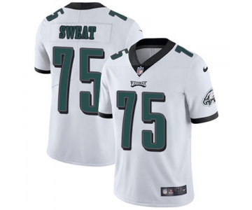 Nike Philadelphia Eagles #75 Josh Sweat White Men's Stitched NFL Vapor Untouchable Limited Jersey