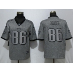 Nike Philadelphia Eagles #86 Zach Ertz Gray Gridiron Gray Vapor Untouchable Limited Jersey