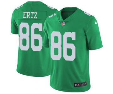 Nike Philadelphia Eagles #86 Zach Ertz Green Men's Stitched NFL Limited Rush Jersey