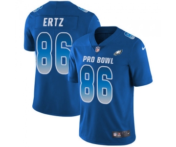 Nike Philadelphia Eagles #86 Zach Ertz Royal Men's Stitched NFL Limited NFC 2019 Pro Bowl Jersey