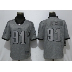 Nike Philadelphia Eagles #91 Fletcher Cox Gray Gridiron Gray Vapor Untouchable Limited Jersey