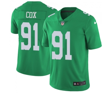 Nike Philadelphia Eagles #91 Fletcher Cox Green Men's Stitched NFL Limited Rush Jersey