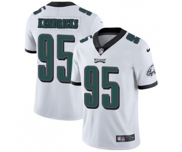 Nike Philadelphia Eagles #95 Mychal Kendricks White Men's Stitched NFL Vapor Untouchable Limited Jersey