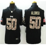 Philadelphia Eagles #50 Kiko Alonso Nike Salute to Service Nike Black Limited Jersey