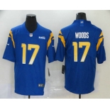 Men's Los Angeles Rams #17 Robert Woods Royal Blue 2020 NEW Vapor Untouchable Stitched NFL Nike Limited Jersey