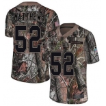Men's Los Angeles Rams #52 Clay Matthews Camo Men's Stitched Football Limited Rush Realtree Jersey