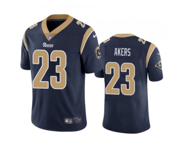 Nike Los Angeles Rams #23 Cam Akers Navy Blue Team Color Men's Stitched NFL Vapor Untouchable Limited Jersey