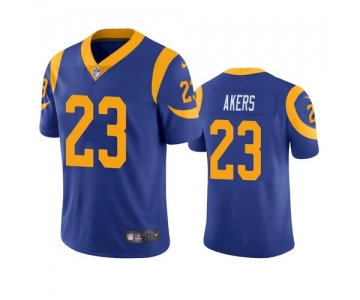 Nike Los Angeles Rams #23 Cam Akers Royal Blue Alternate Men's Stitched NFL Vapor Untouchable Limited Jersey