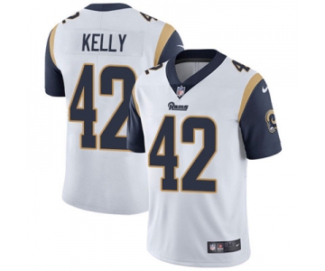 Nike Los Angeles Rams #42 John Kelly White Men's Stitched NFL Vapor Untouchable Limited Jersey