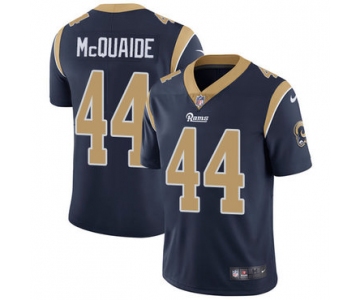 Nike Los Angeles Rams #44 Jacob McQuaide Navy Blue Team Color Men's Stitched NFL Vapor Untouchable Limited Jersey