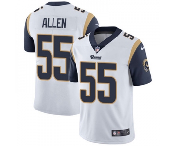 Nike Los Angeles Rams #55 Brian Allen White Men's Stitched NFL Vapor Untouchable Limited Jersey