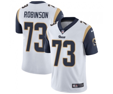 Nike Los Angeles Rams #73 Greg Robinson White Men's Stitched NFL Vapor Untouchable Limited Jersey