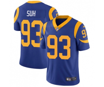 Nike Los Angeles Rams #93 Ndamukong Suh Royal Blue Alternate Men's Stitched NFL Vapor Untouchable Limited Jersey