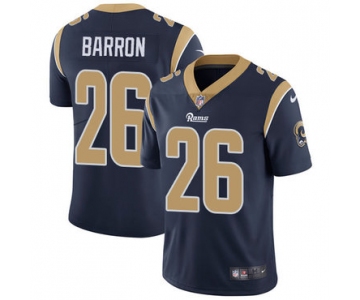 Nike Rams #26 Mark Barron Navy Blue Team Color Men's Stitched NFL Vapor Untouchable Limited Jersey