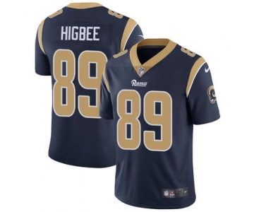 Nike Rams #89 Tyler Higbee Navy Blue Team Color Men's Stitched NFL Vapor Untouchable Limited Jersey