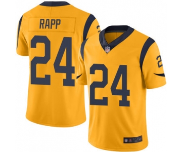 Rams #24 Taylor Rapp Gold Men's Stitched Football Limited Rush Jersey