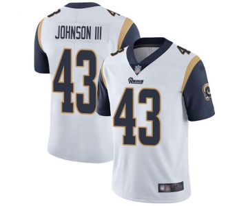 Rams #43 John Johnson III White Men's Stitched Football Vapor Untouchable Limited Jersey