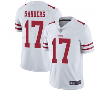 49ers #17 Emmanuel Sanders White Men's Stitched Football Vapor Untouchable Limited Jersey
