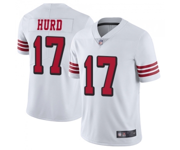 49ers #17 Jalen Hurd White Rush Men's Stitched Football Vapor Untouchable Limited Jersey