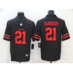 Men's San Francisco 49ers #21 Deion Sanders Black 2020 Vapor Untouchable Stitched NFL Nike Limited Jersey