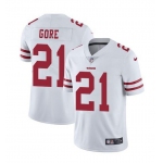 Men's San Francisco 49ers #21 Frank Gore White Vapor Untouchable Limited Stitched Jersey