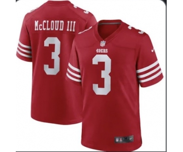 Men's San Francisco 49ers #3 Ray-Ray McCloud III 2022 Red Vapor Untouchable Stitched Football Jersey