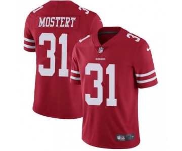 Men's San Francisco 49ers #31 Raheem Mostert Red Vapor Untouchable Limited Stitched NFL Jersey