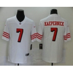 Men's San Francisco 49ers #7 Colin Kaepernick White New 2020 Color Rush Vapor Untouchable Limited Jersey