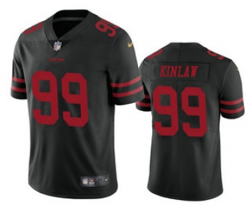 Men's San Francisco 49ers #99 Javon Kinlaw Black 2020 Vapor Untouchable Stitched NFL Nike Limited Jersey