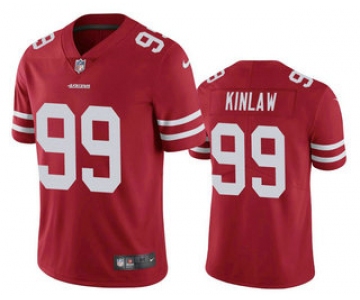 Men's San Francisco 49ers #99 Javon Kinlaw Red 2020 Vapor Untouchable Stitched NFL Nike Limited Jersey