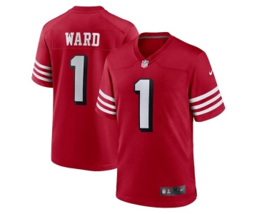 Men’s San Francisco 49ers Jimmie Ward Nike Scarlet Alternate Game Jersey