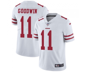 Nike 49ers #11 Marquise Goodwin White Men's Stitched NFL Vapor Untouchable Limited Jersey