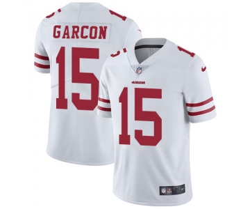 Nike 49ers #15 Pierre Garcon White Men's Stitched NFL Vapor Untouchable Limited Jersey