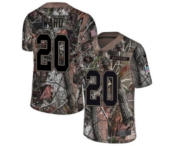 Nike 49ers #20 Jimmie Ward Camo Men's Stitched NFL Limited Rush Realtree Jersey