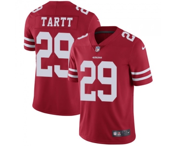 Nike 49ers #29 Jaquiski Tartt Red Team Color Men's Stitched NFL Vapor Untouchable Limited Jersey