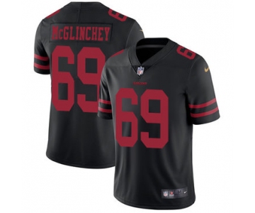 Nike 49ers #69 Mike McGlinchey Black Alternate Men's Stitched NFL Vapor Untouchable Limited Jersey