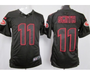 Nike San Francisco 49ers #11 Alex Smith Black Impact Limited Jersey