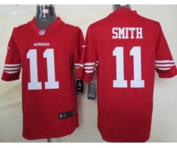 Nike San Francisco 49ers #11 Alex Smith Red Limited Jersey