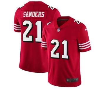 Nike San Francisco 49ers #21 Deion Sanders Red 2018 Vapor Untouchable Limited Jersey