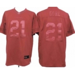 Nike San Francisco 49ers #21 Frank Gore Drenched Limited Red Jersey