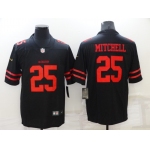 Nike San Francisco 49ers #25 Elijah Mitchell Black Vapor Limited Jersey