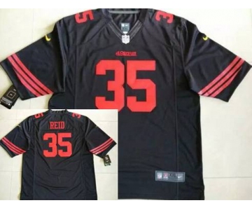 Nike San Francisco 49ers #35 Eric Reid 2015 Black Limited Jersey