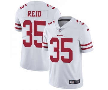 Nike San Francisco 49ers #35 Eric Reid White Men's Stitched NFL Vapor Untouchable Limited Jersey