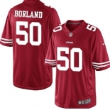 Nike San Francisco 49ers #50 Chris Borland Red Limited Jersey