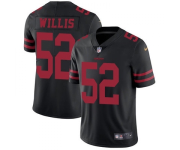 Nike San Francisco 49ers #52 Patrick Willis Black Alternate Men's Stitched NFL Vapor Untouchable Limited Jersey