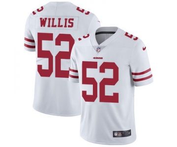 Nike San Francisco 49ers #52 Patrick Willis White Men's Stitched NFL Vapor Untouchable Limited Jersey
