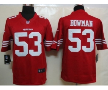 Nike San Francisco 49ers #53 NaVorro Bowman Red Limited Jersey