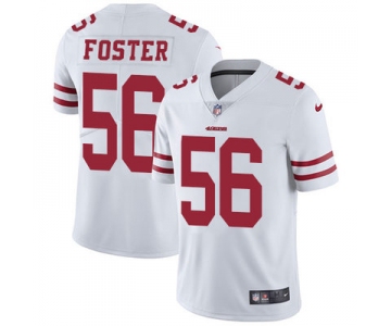 Nike San Francisco 49ers #56 Reuben Foster White Men's Stitched NFL Vapor Untouchable Limited Jersey