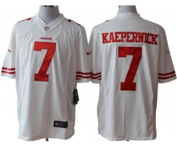 Nike San Francisco 49ers #7 Colin Kaepernick White Limited Jersey